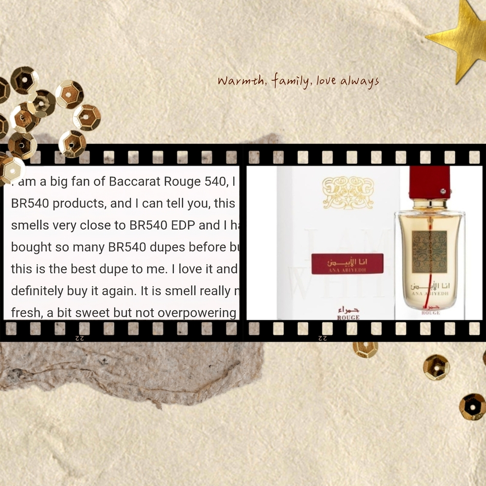 I Am White ROUGE Women - Red and Gold - Picture 3 of 4